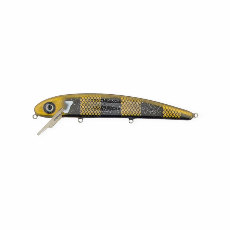 The Baby Jake - Musky Lure - 8" - "Black Perch"