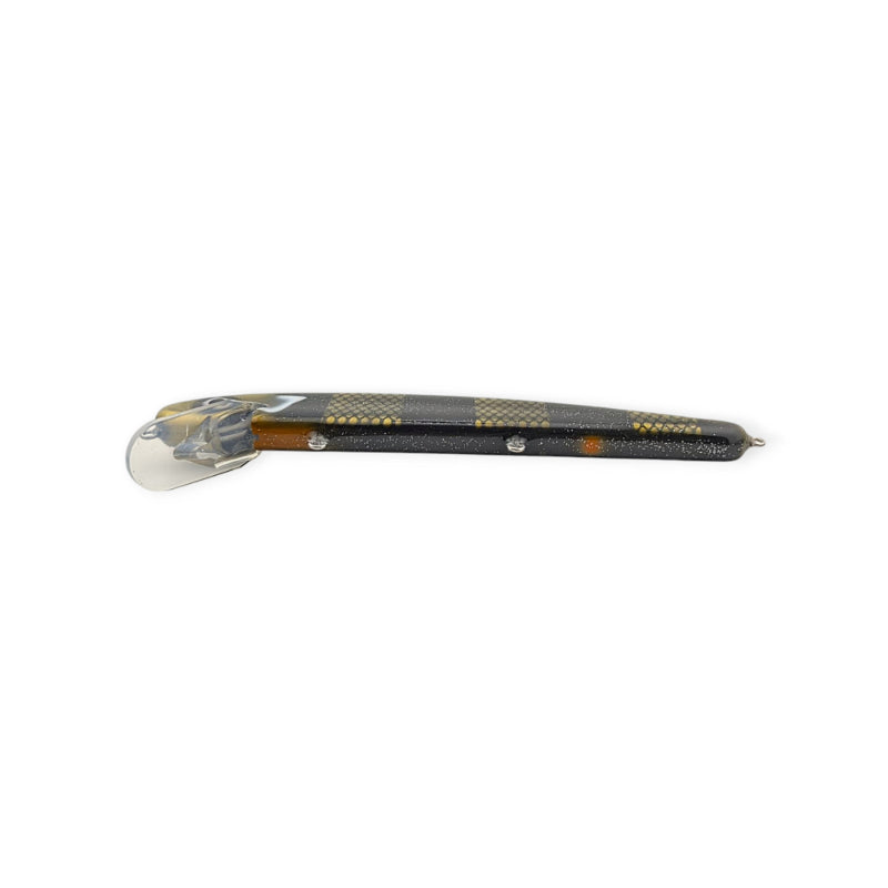 The Baby Jake - Musky Lure - 8" - "Black Perch"