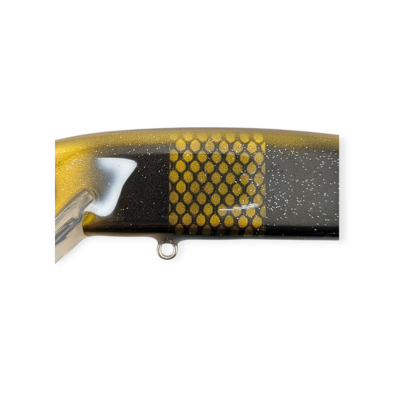 The Baby Jake - Musky Lure - 8" - "Black Perch"