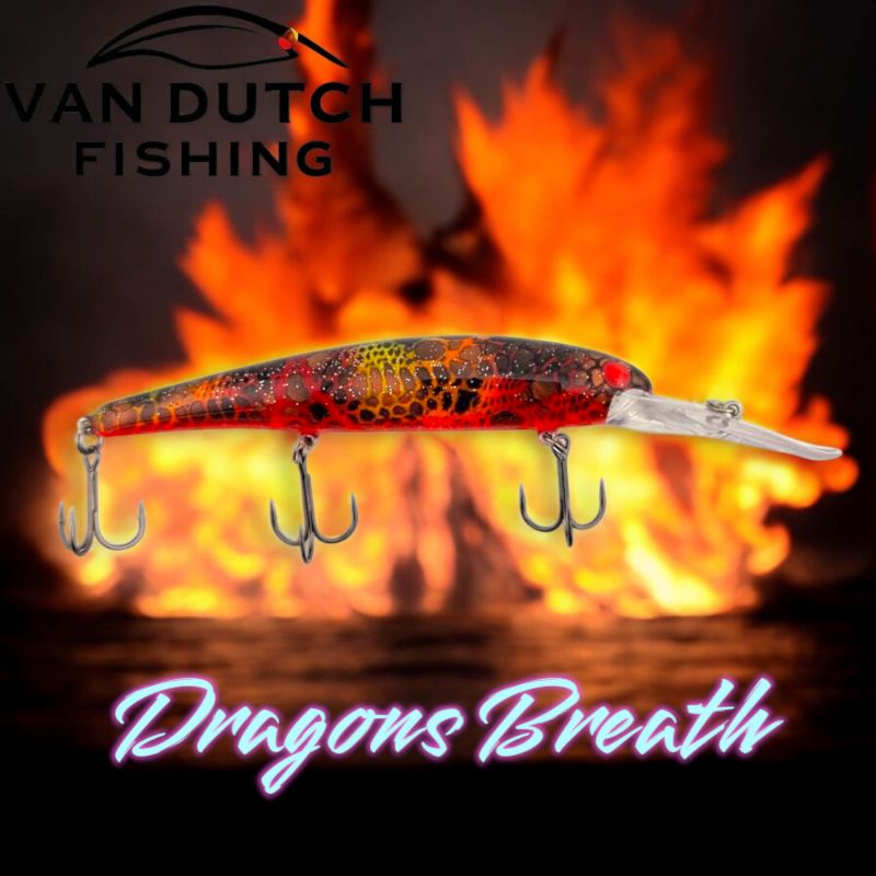 Deep Walleye Bandit Custom Painted - Dragons Breath