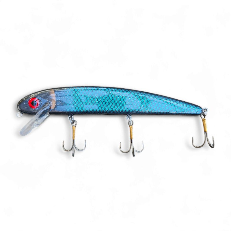 The Big Jake - Musky Lure - 10" - Emerald Midnight Shiner