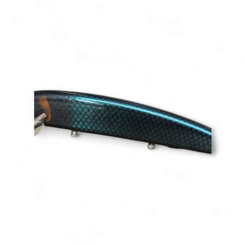 The Big Jake - Musky Lure - 10" - Emerald Midnight Shiner