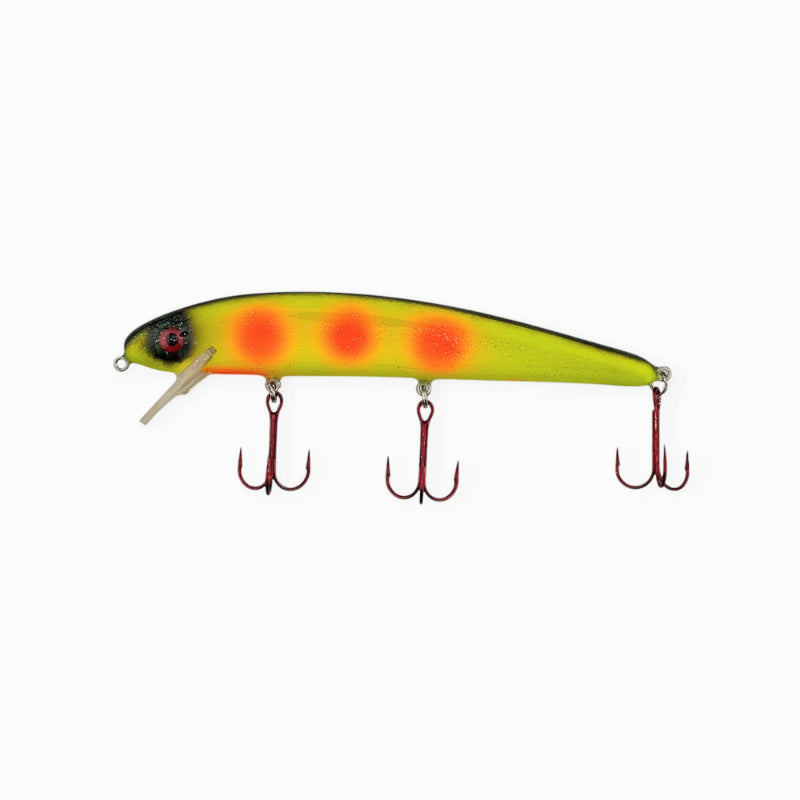 The Baby Jake - Musky Lure - 8" - Fire Frog