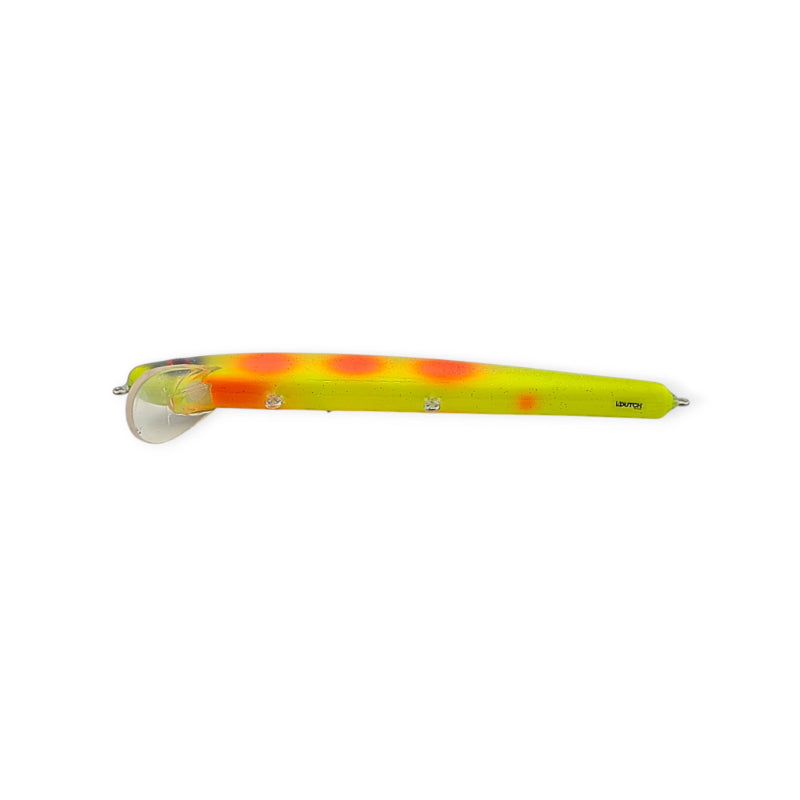 The Baby Jake - Musky Lure - 8" - Fire Frog