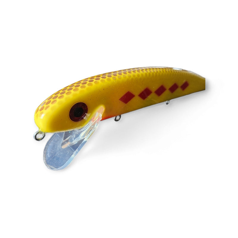 The Big Jake - Musky Lure - 10" - Five Red Diamonds