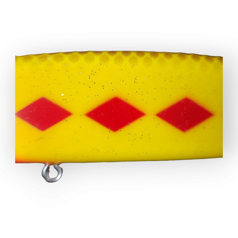 The Big Jake - Musky Lure - 10" - Five Red Diamonds