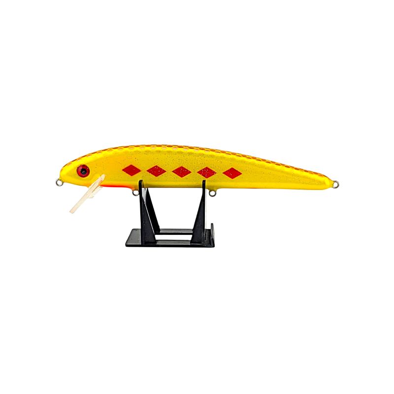 The Baby Jake - Musky Lure - 8" - Five Red Diamonds