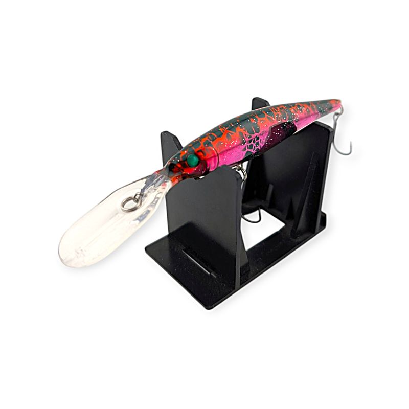 Flicker Minnow Custom Painted - Oil Slick Perch