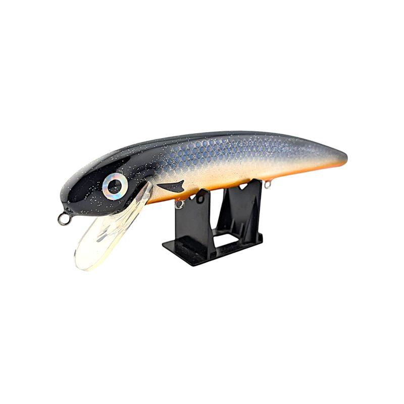 The Baby Jake - Musky Lure - 8" - Orange Belly Night Shiner
