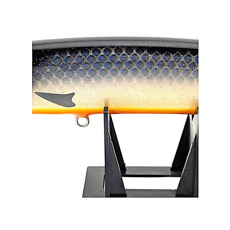 The Baby Jake - Musky Lure - 8" - Orange Belly Night Shiner