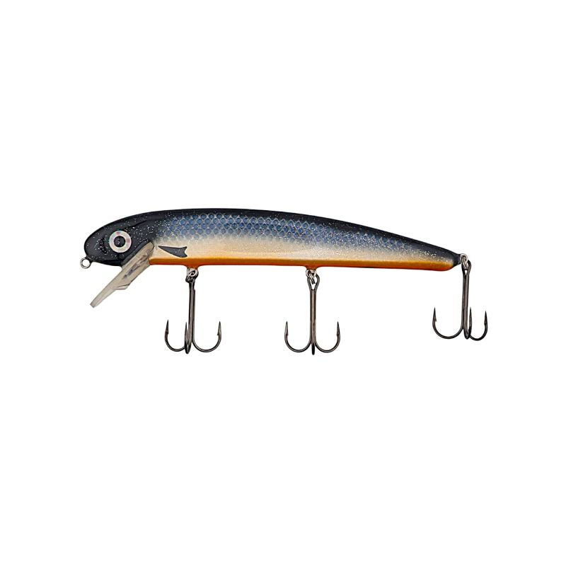 The Big Jake - Musky Lure - 10" - Orange Belly Night Shiner