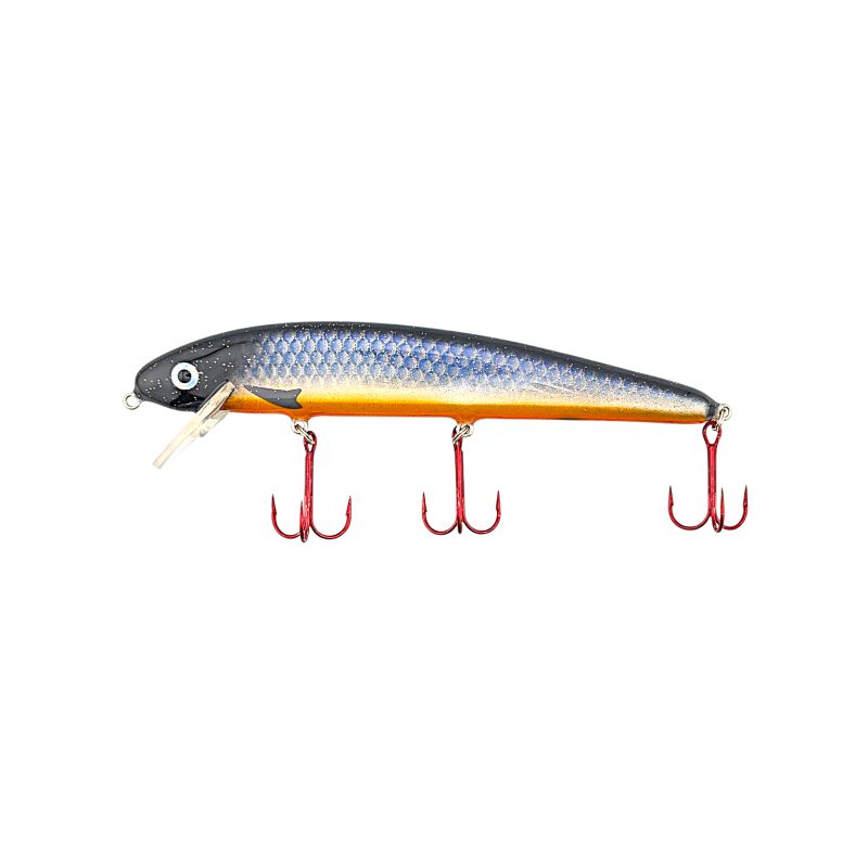 The Baby Jake - Musky Lure - 8" - Orange Belly Night Shiner