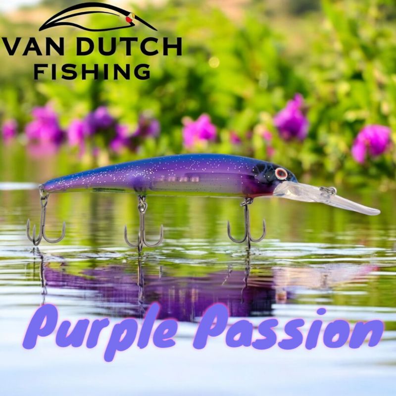 Deep Walleye Bandit Custom Painted - Purple Passion