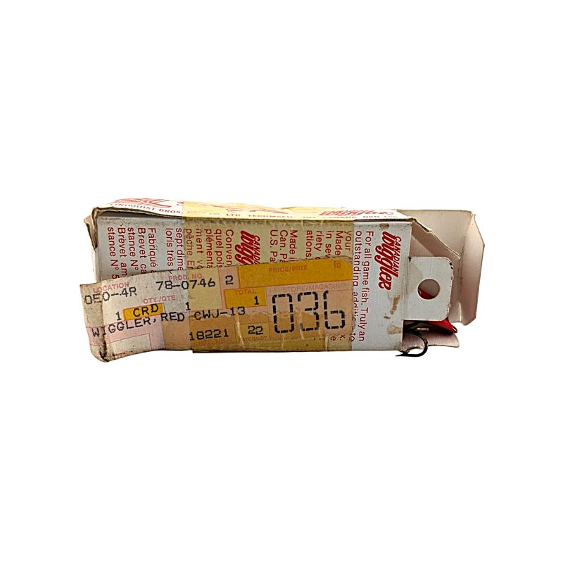 Canadian Wiggler Jointed - CWJ 13 - White Red Head VDV 115