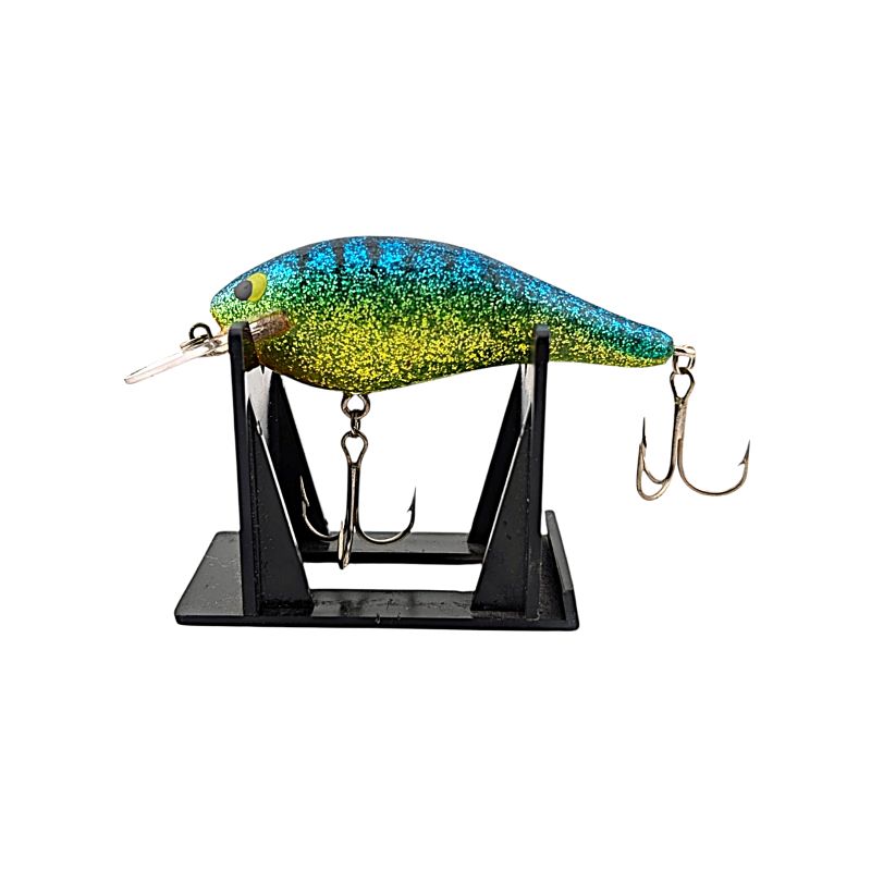 Strike King Dancin Shad Shallow Crankbait - Blue/Green/Yellow Glitter VDV 117