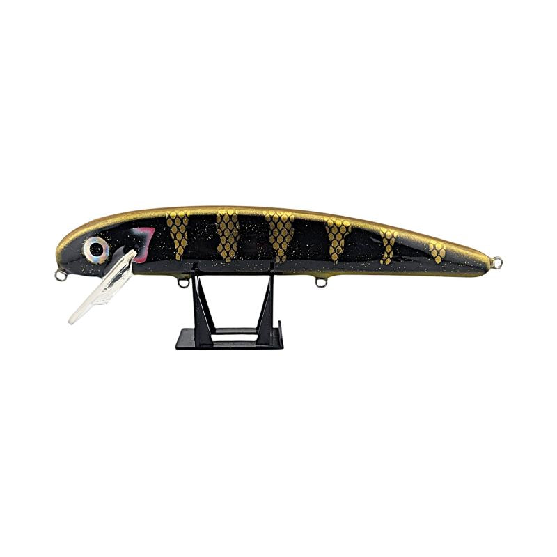 The Big Jack - Musky Lure - 10" - Black Perch