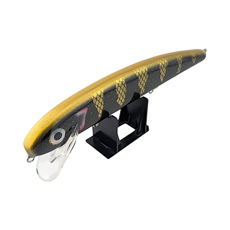 The Big Jack - Musky Lure - 10" - Black Perch