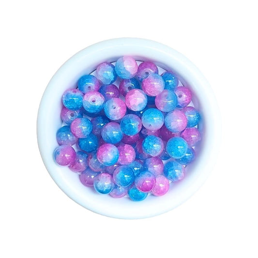 Bubblegum Crackle Bead