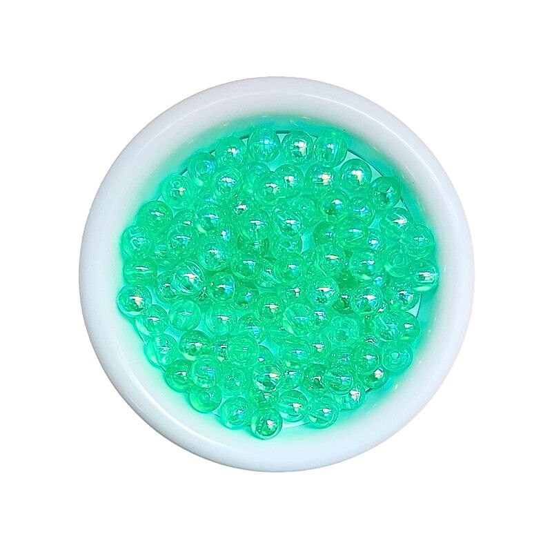 Charged Green Beads