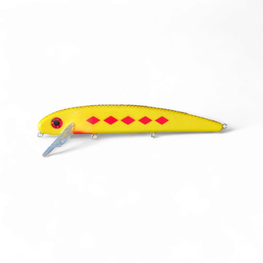 The Big Jake - Musky Lure - 10" - Five Red Diamonds