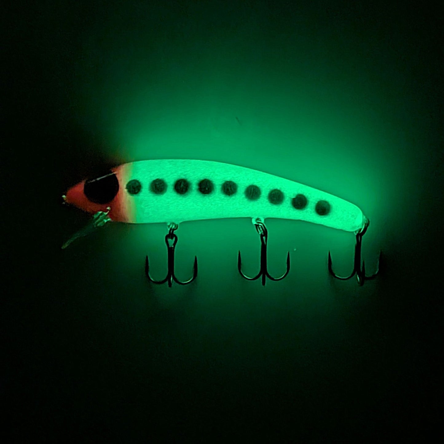 Ripplin Redfin Custom Painted - GLOW Bloody Nose