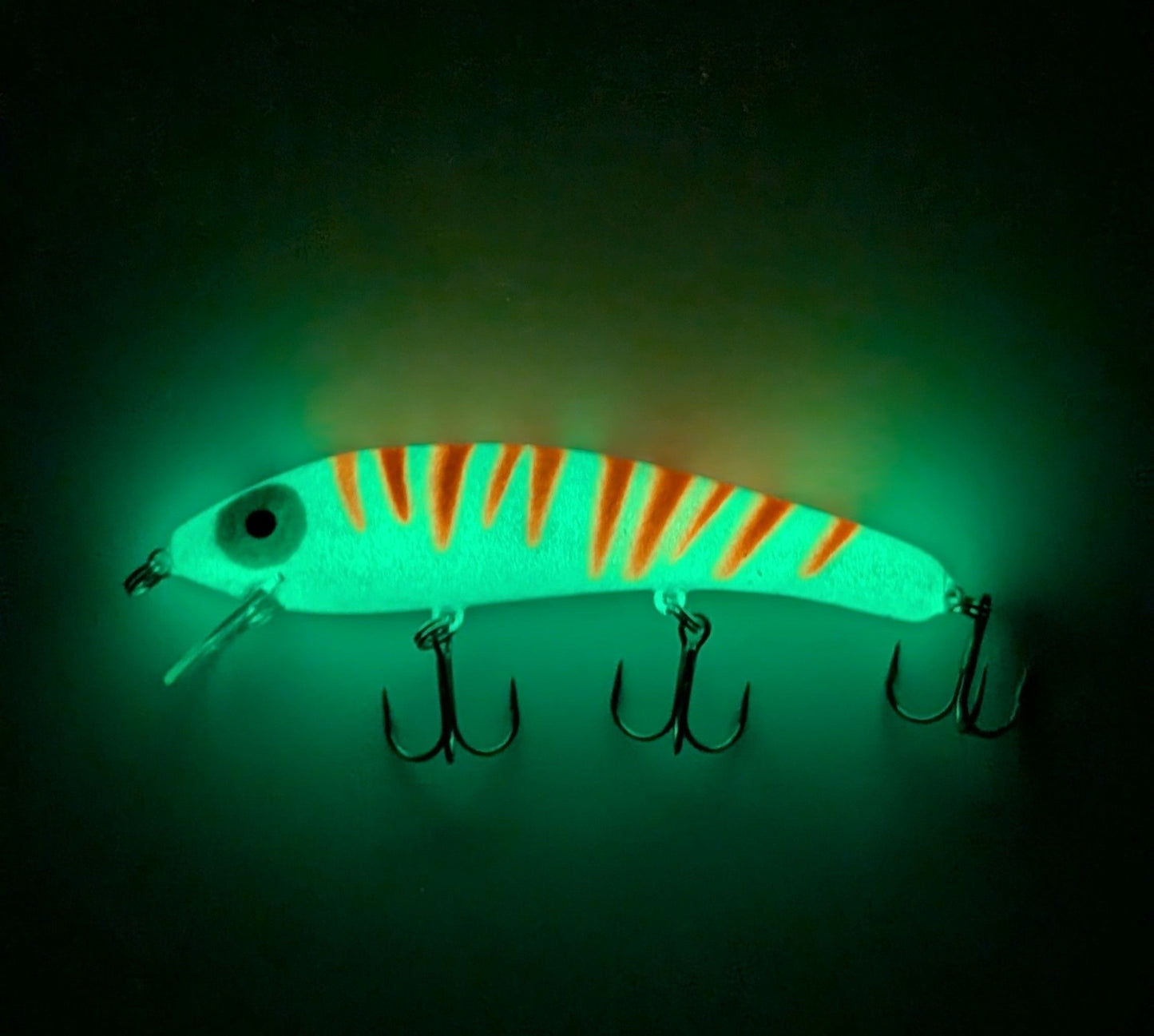 Ripplin Redfin Custom Painted - GLOW Tiger