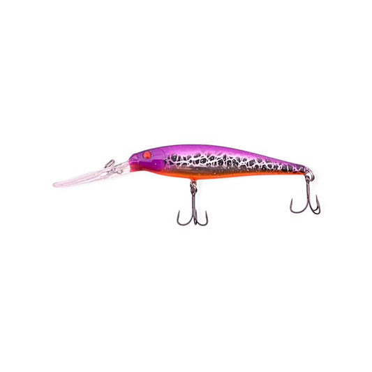 Flicker Minnow Custom Painted - Purple Punk
