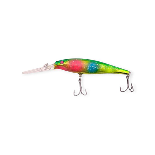 Flicker Minnow Custom Painted - Radioactive Rippler