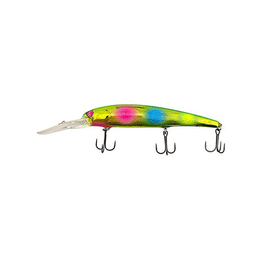 Deep Walleye Bandit Custom Painted - Radioactive Rippler