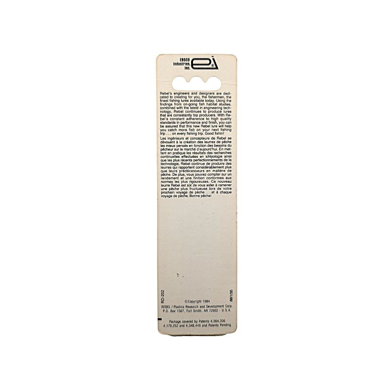 Rebel Deep Wee R - G Finish - New Old Stock   VDV 102
