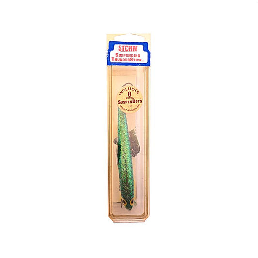Storm Suspending Thunderstick - Pre-Rapala- Glitter Hot Tiger - New Old Stock VDV 104