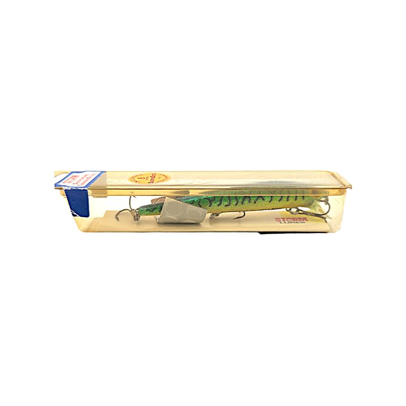 Storm Suspending Thunderstick - Pre-Rapala- Glitter Hot Tiger - New Old Stock VDV 104