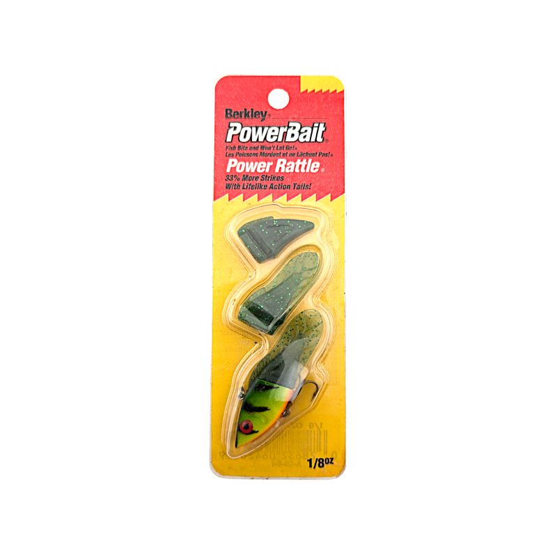 Berkley PowerBait Power Rattle - Fire Tiger 1/8 oz - New Old Stock VDV 109