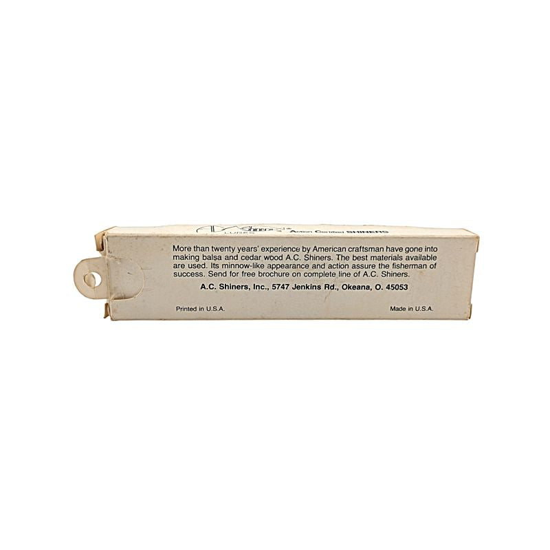 AC Shiner Vintage - No 375 - 3-3/4"- Sunfish Color -NOS  VDV 111