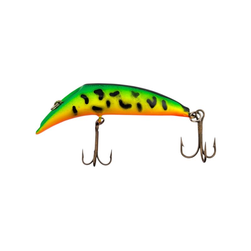 Canadian Wiggler - CW18 - 1/2oz -3 1/4"- FL. YEL/GRN/ORG/BLK - NOS  VDV 114