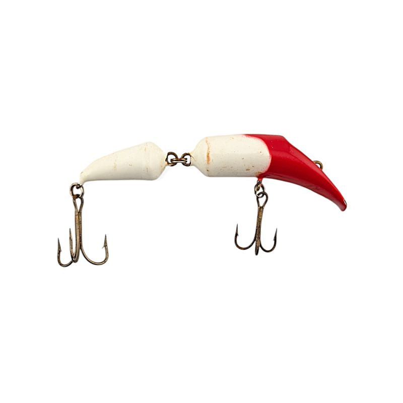 Canadian Wiggler Jointed - CWJ 13 - White Red Head  VDV 115
