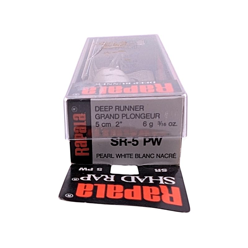 Rapala Shad Rap Deep Runner - Pearl White  VDV 131