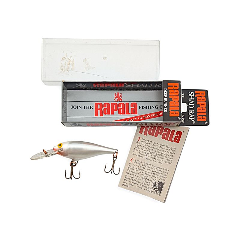 Rapala Shad Rap Deep Runner - Pearl White  VDV 131