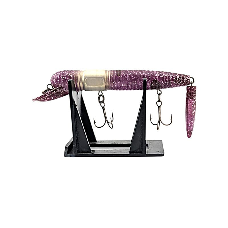 Mann's Hard Worm - Purple Glitter   VDV 136