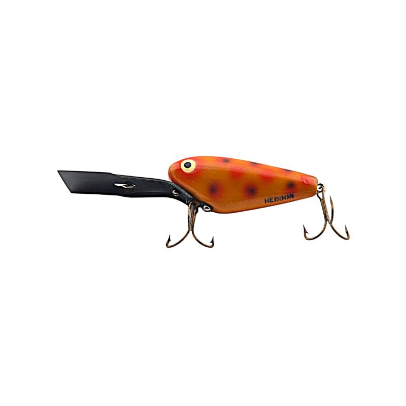 Vintage Heddon Deep 6 - Orange, Brown, Red   VDV 137