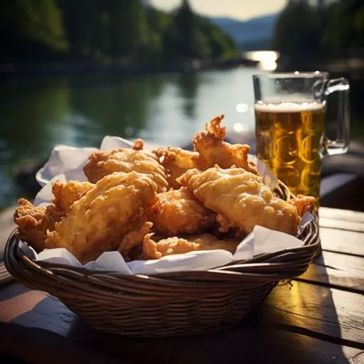 beer battered yellow perch