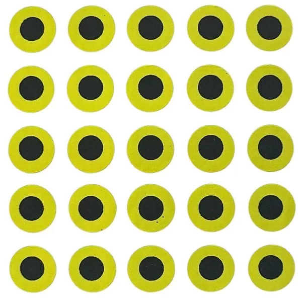 2D Chartreuse Flat eye