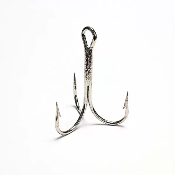 Mustad treble hook nickel